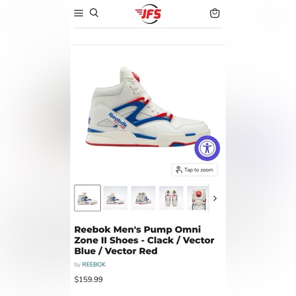 EUC Reebok Pump Omni Zone II - Men’s Size 9.5 US - Picture 9 of 9